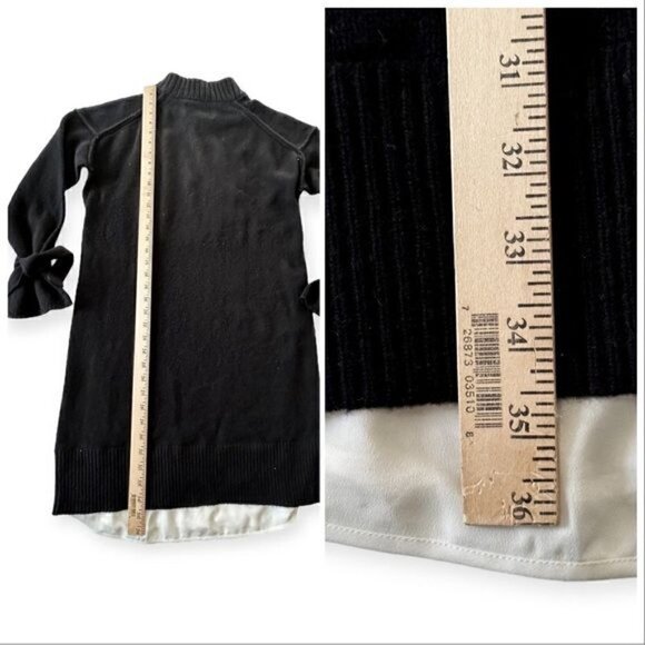 Brochu Walker Tie Looker Layered Dress, Black, Size M - Picture 13 of 13